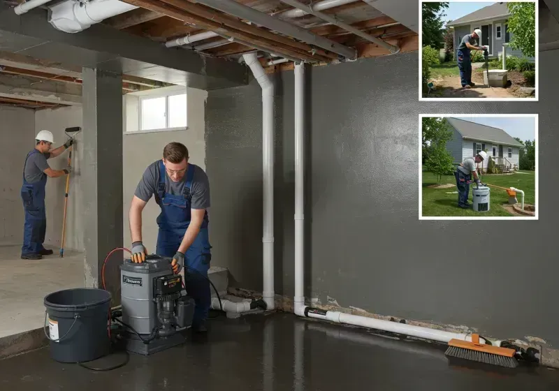 Basement Waterproofing and Flood Prevention process in Peebles, OH